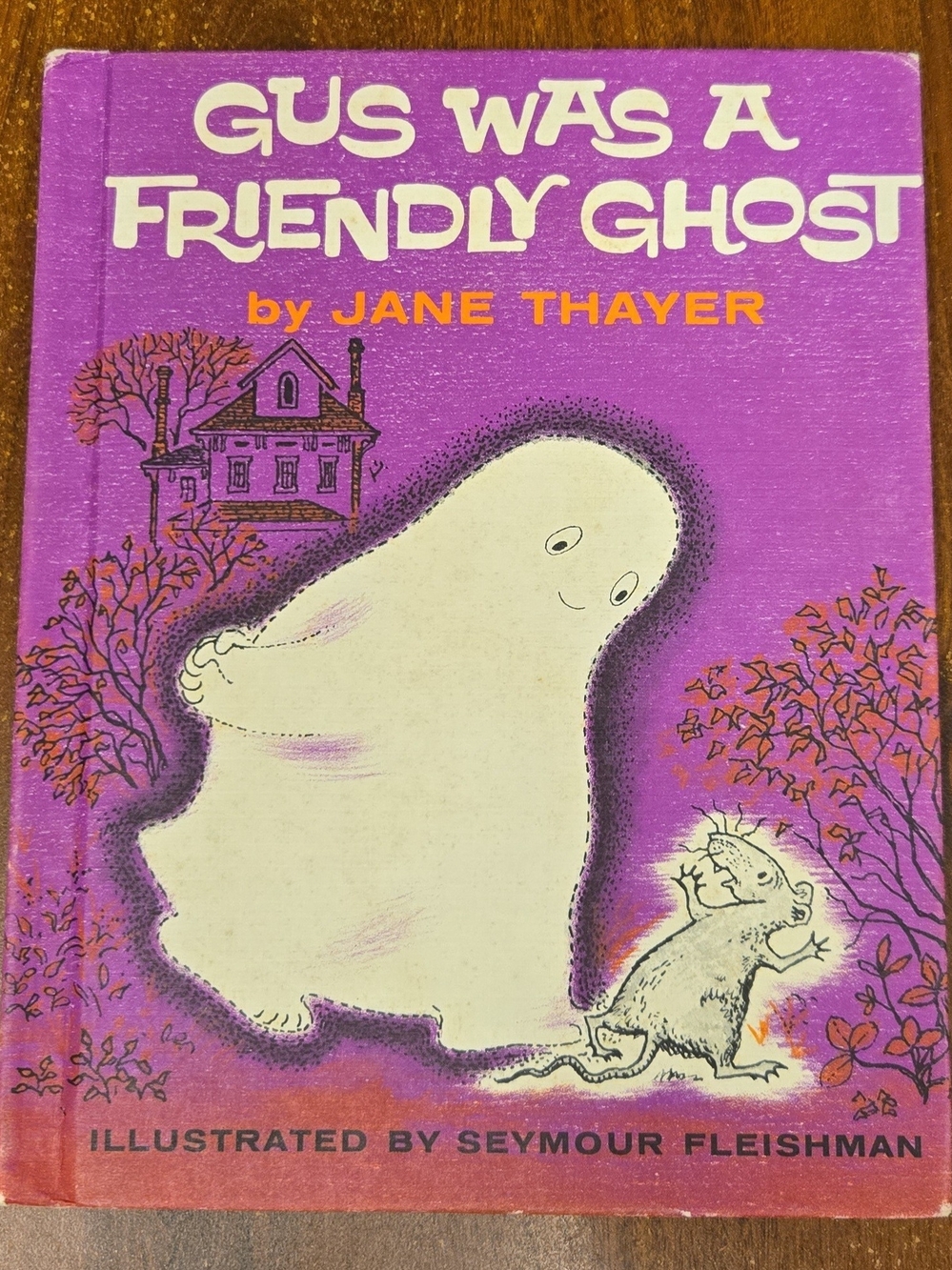 Vintage 1962 Kid's Halloween Book "Gus Was A Friendly Ghost" By Jane Thayer